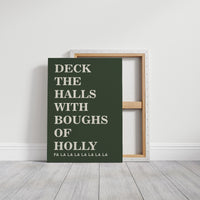 Yuletide Lyrics In Forest Green
