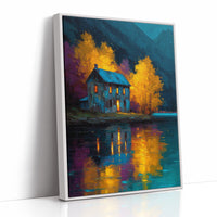 Light Still On at the Lake House