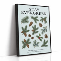 Stay Evergreen: Vintage Pine & Holly Chart
