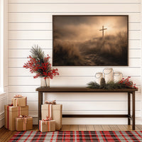 Faith Stands Tall At Dawn's Edge