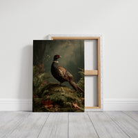 Noble Pheasant Among Forest Ferns