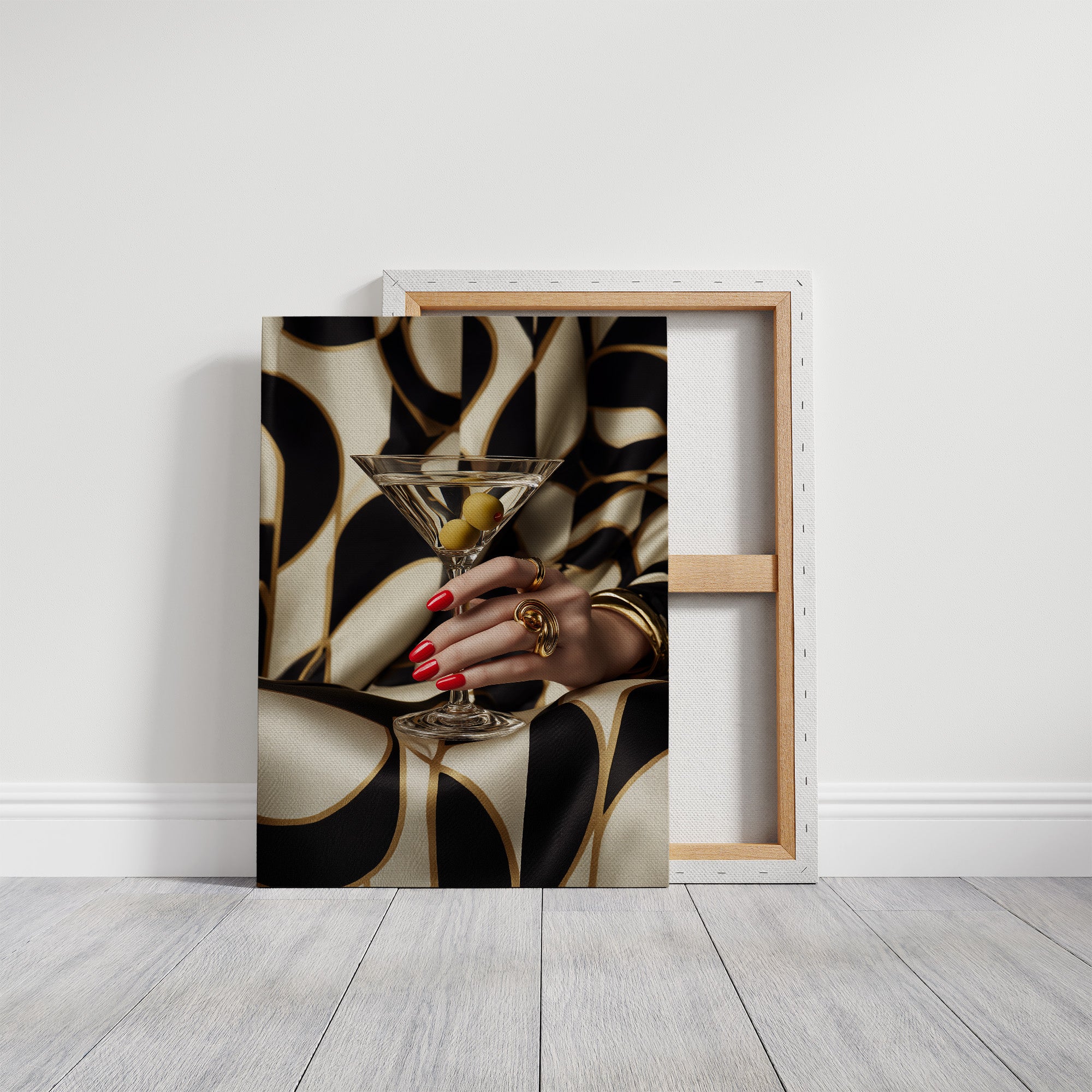 Gilded Elegance: Martini Moment