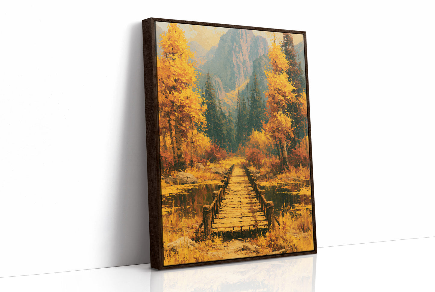 Golden Boardwalk to the Peaks