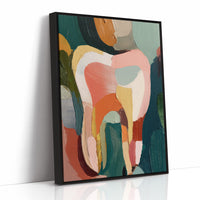 Colors Collide Where Brushstrokes Bend