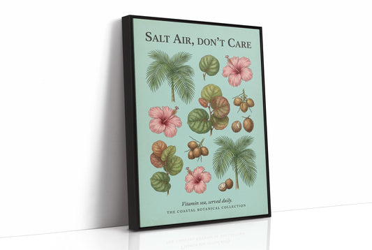 Salt Air, Don't Care: Vintage Coastal Botanical Chart