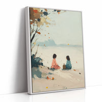 Shoreline Reverie Captures Autumn Whispers