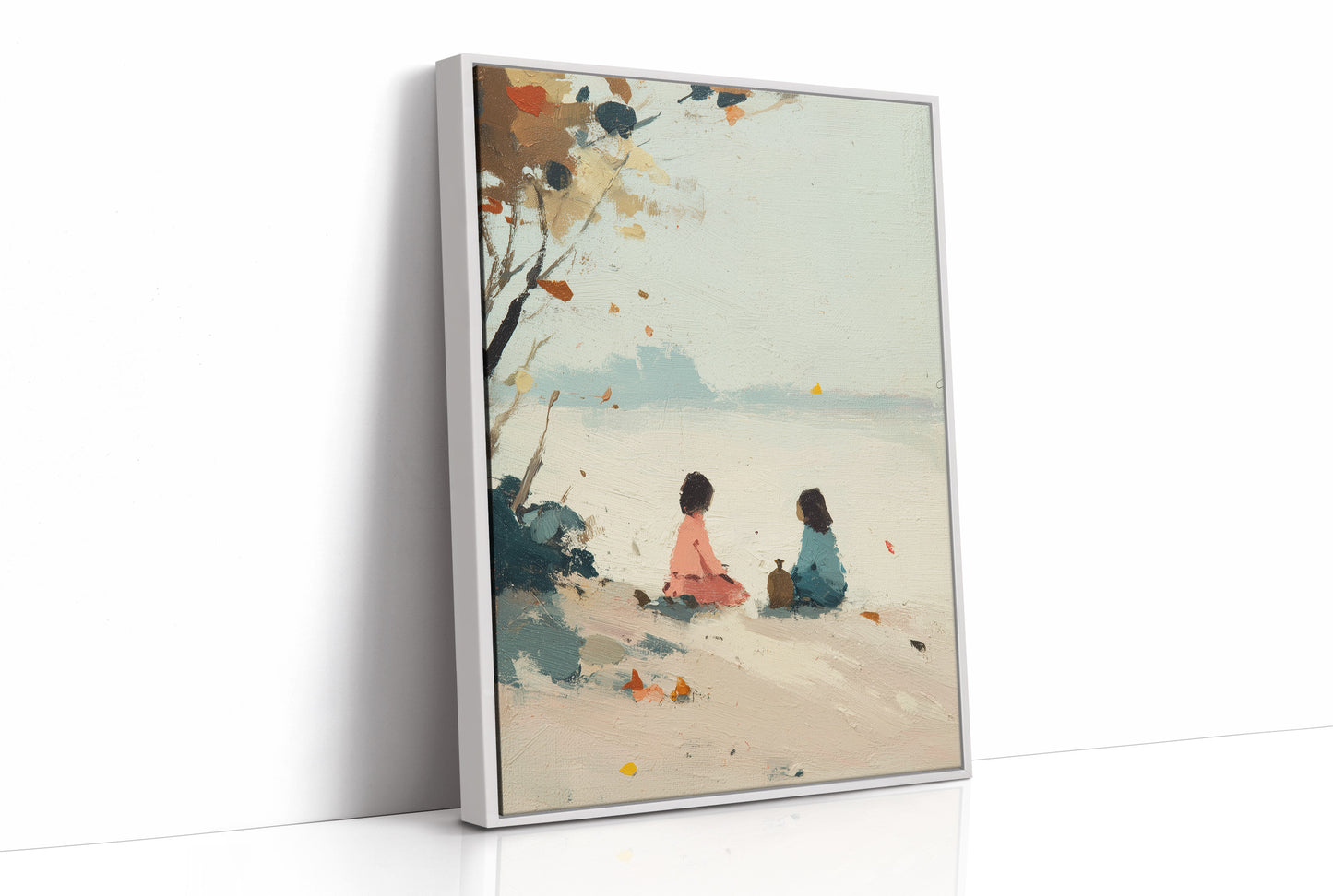 Shoreline Reverie Captures Autumn Whispers
