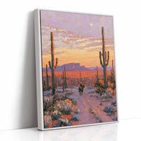 Sundown Ride Through the Saguaro