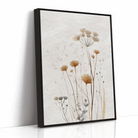 Dried Meadow Blooms Hold November Light