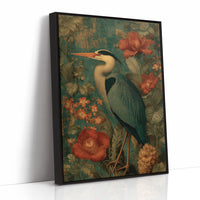 The Heron Knew the Garden Well
