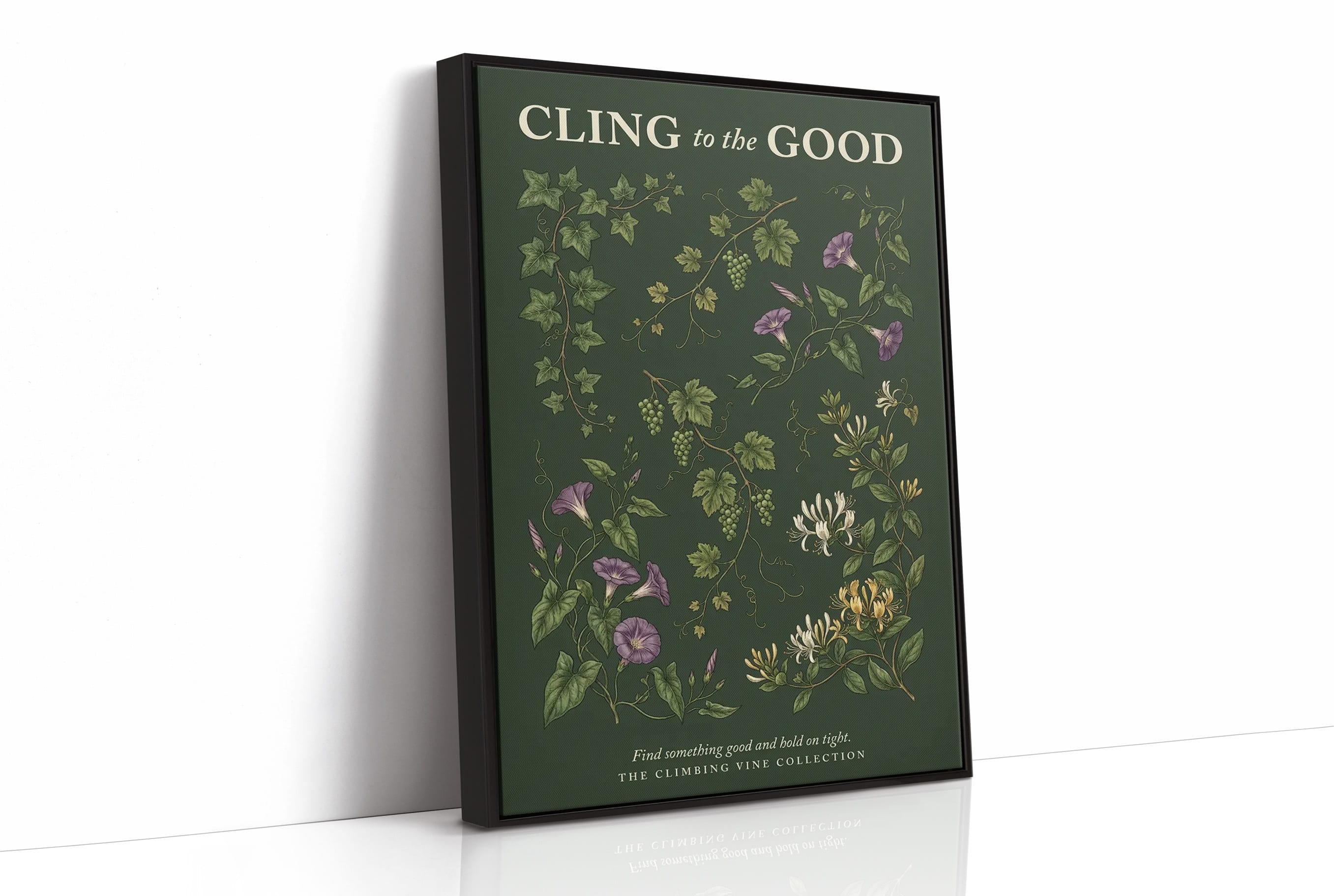 Cling to the Good: Vintage Climbing Vine Chart