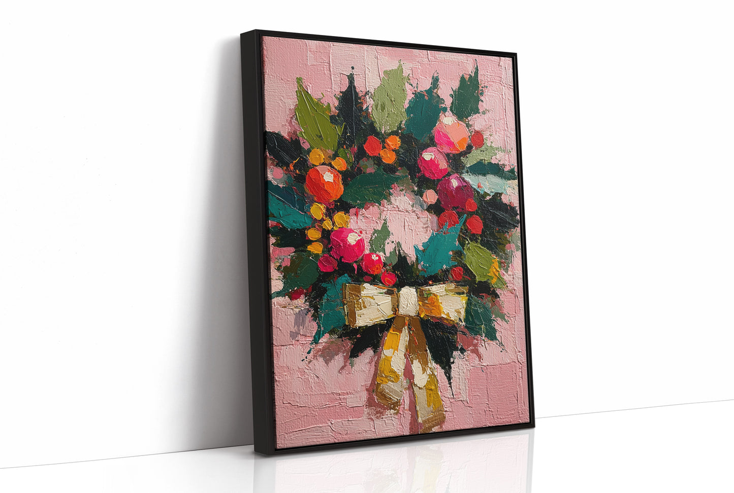 Wreath of Winter Blooms
