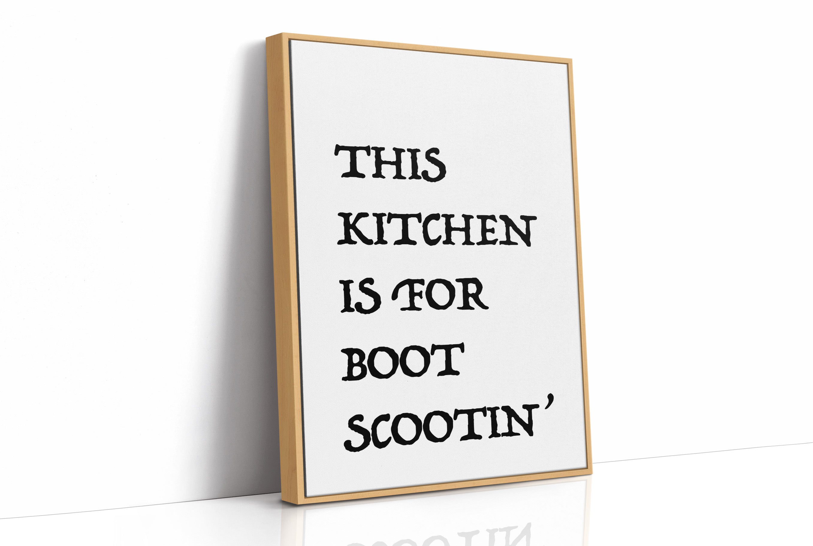This Kitchen Is for Boot Scootin