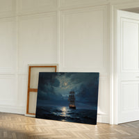 Moonlit Voyage On Ancient Tides