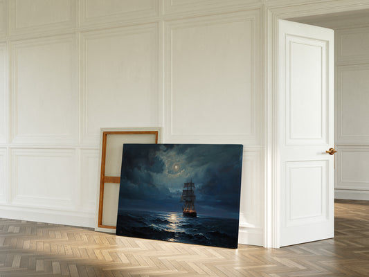 Moonlit Voyage On Ancient Tides