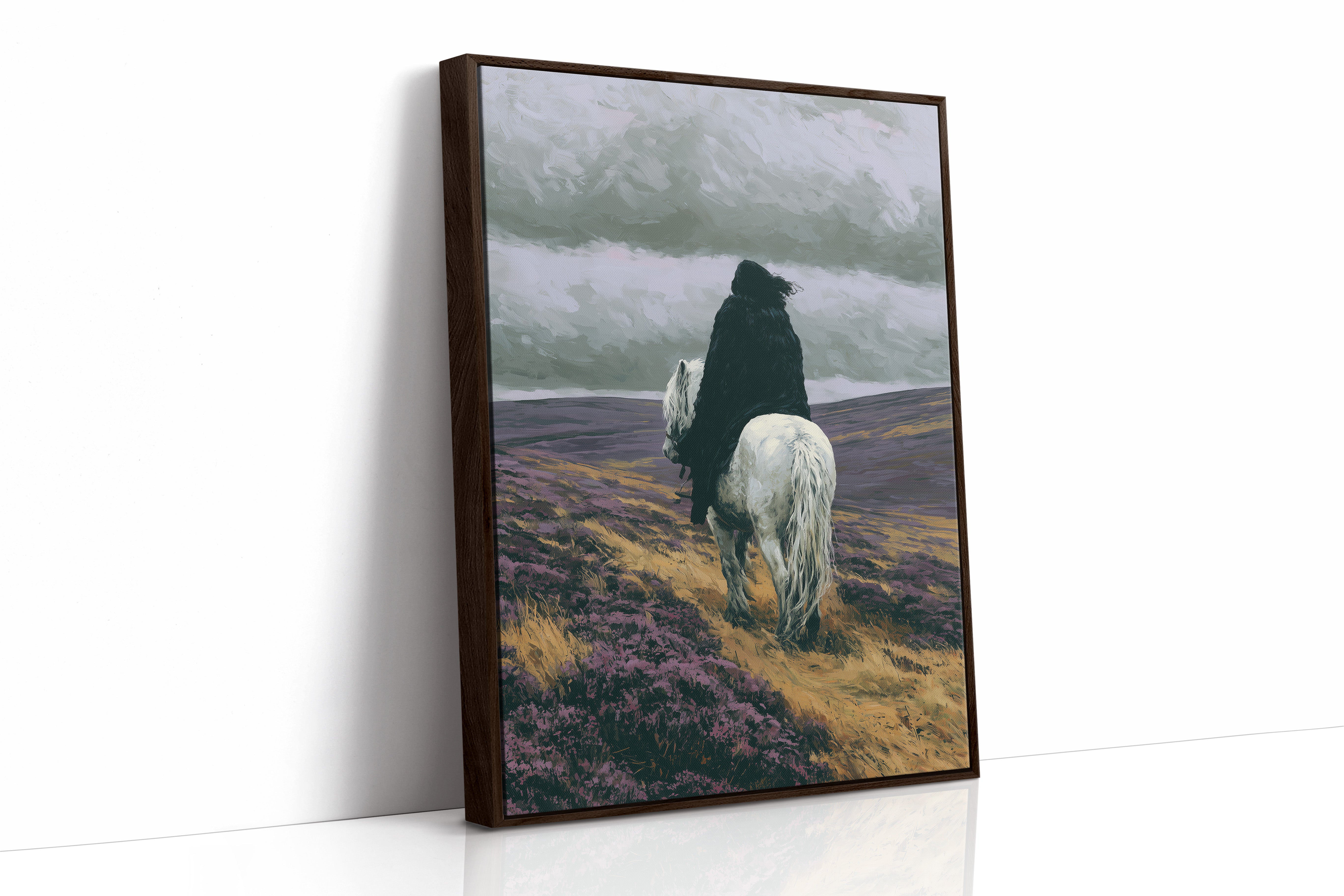 Rider on the Windswept Moor