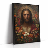 Sacred Blossoms Frame Ancient Grace