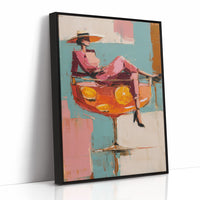 Citrus Hour With Wide-Brimmed Hat