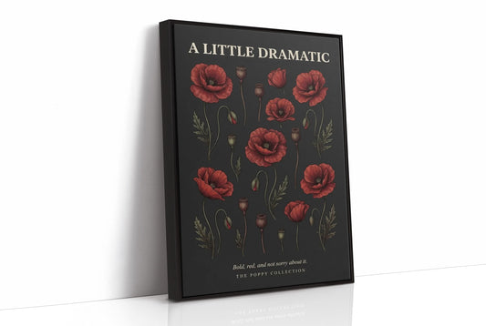 A Little Dramatic: Vintage Poppy Chart