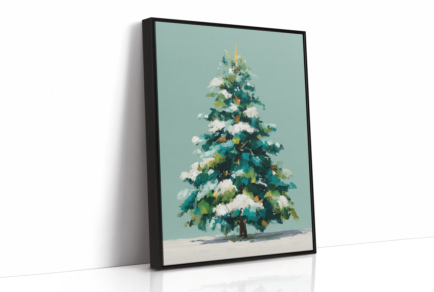 Evergreen in Winter Light