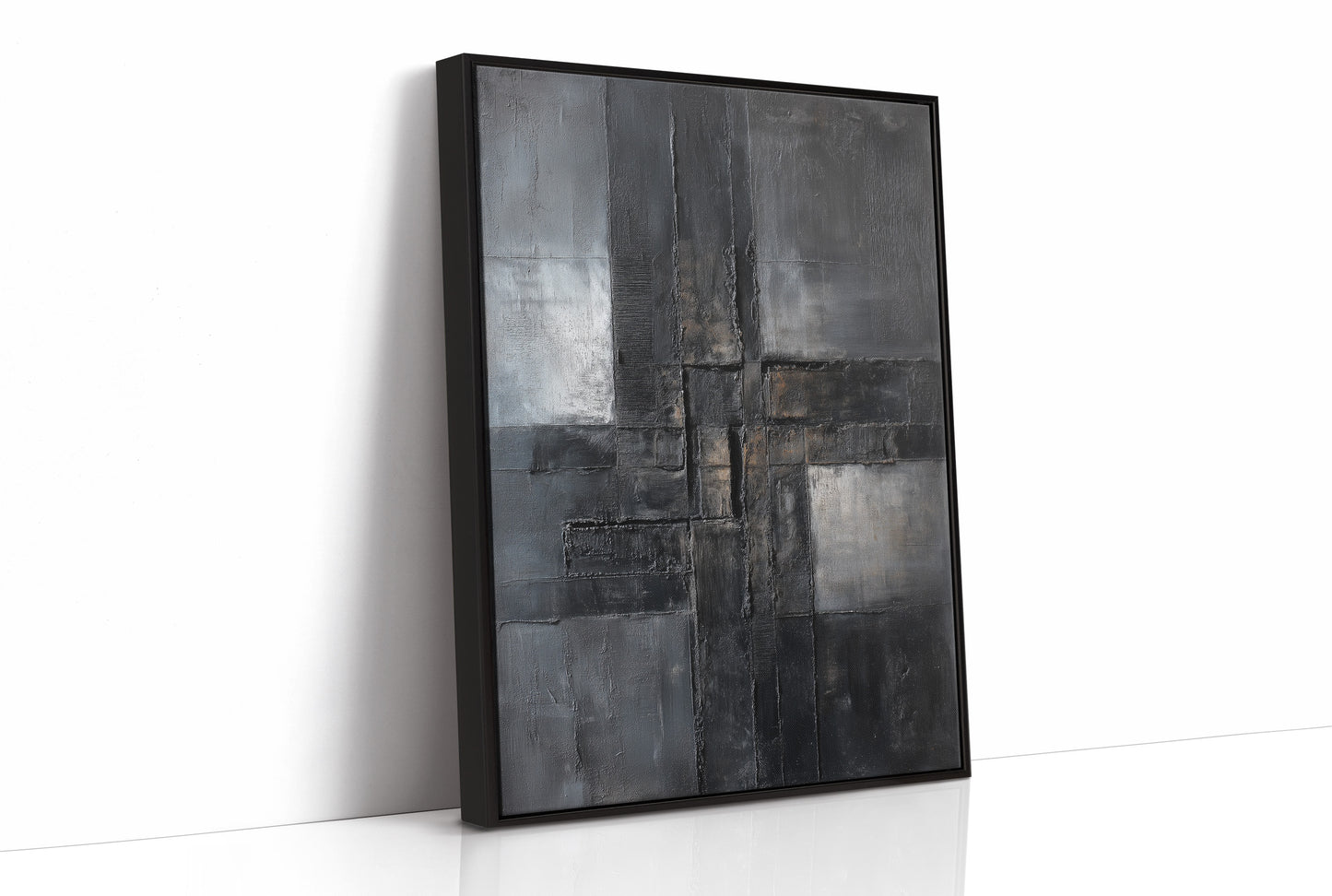 Concrete Poetry In Charcoal Light