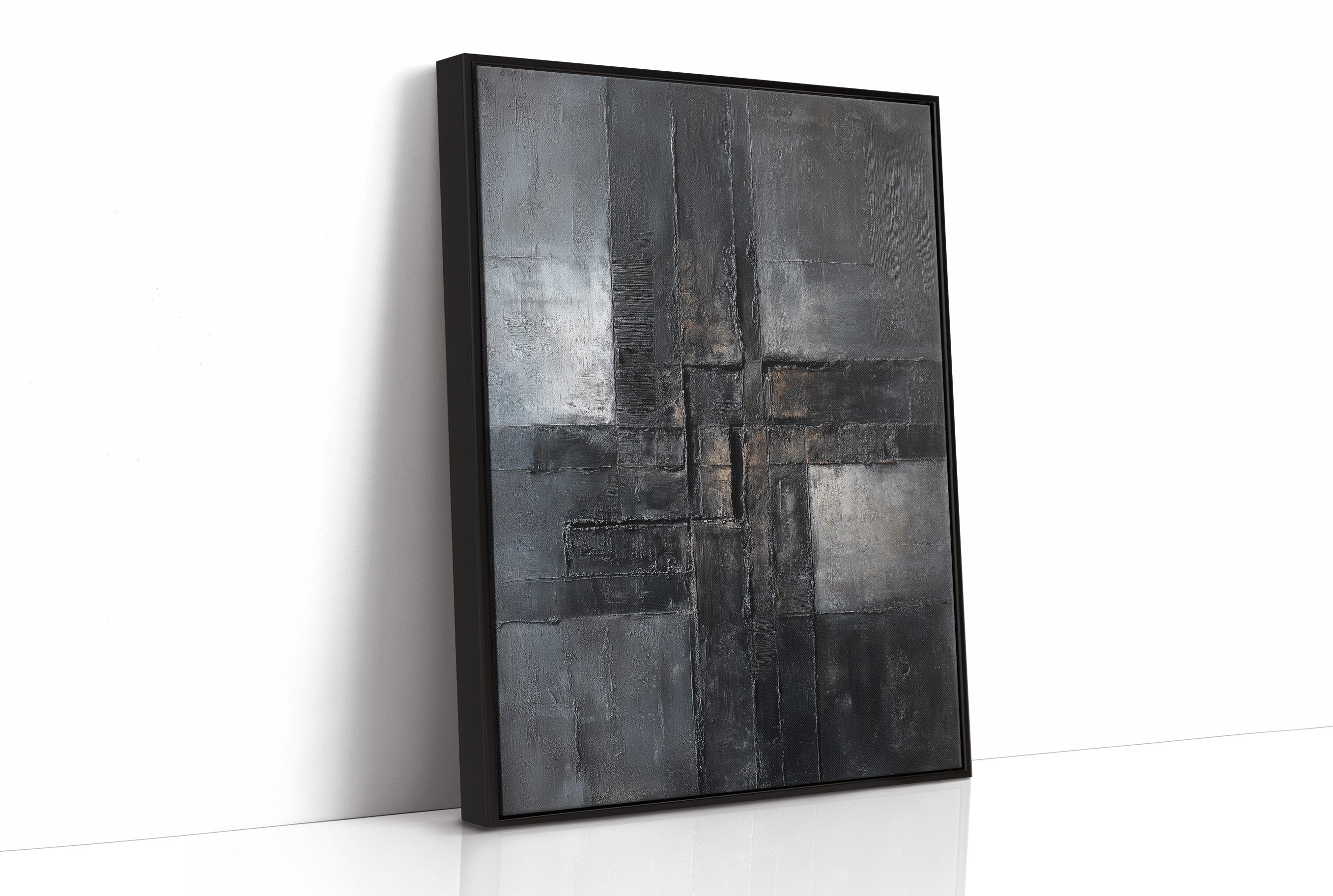 Concrete Poetry In Charcoal Light