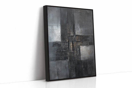 Concrete Poetry In Charcoal Light