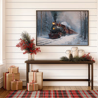 Steam Rises Through Winter's Quiet Forest