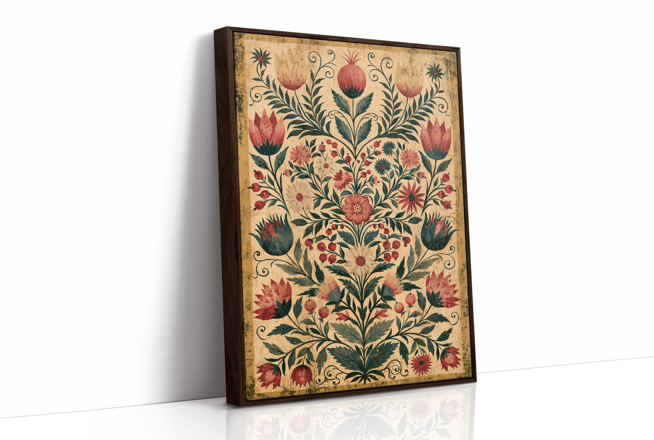 Pomegranate Folk Tapestry