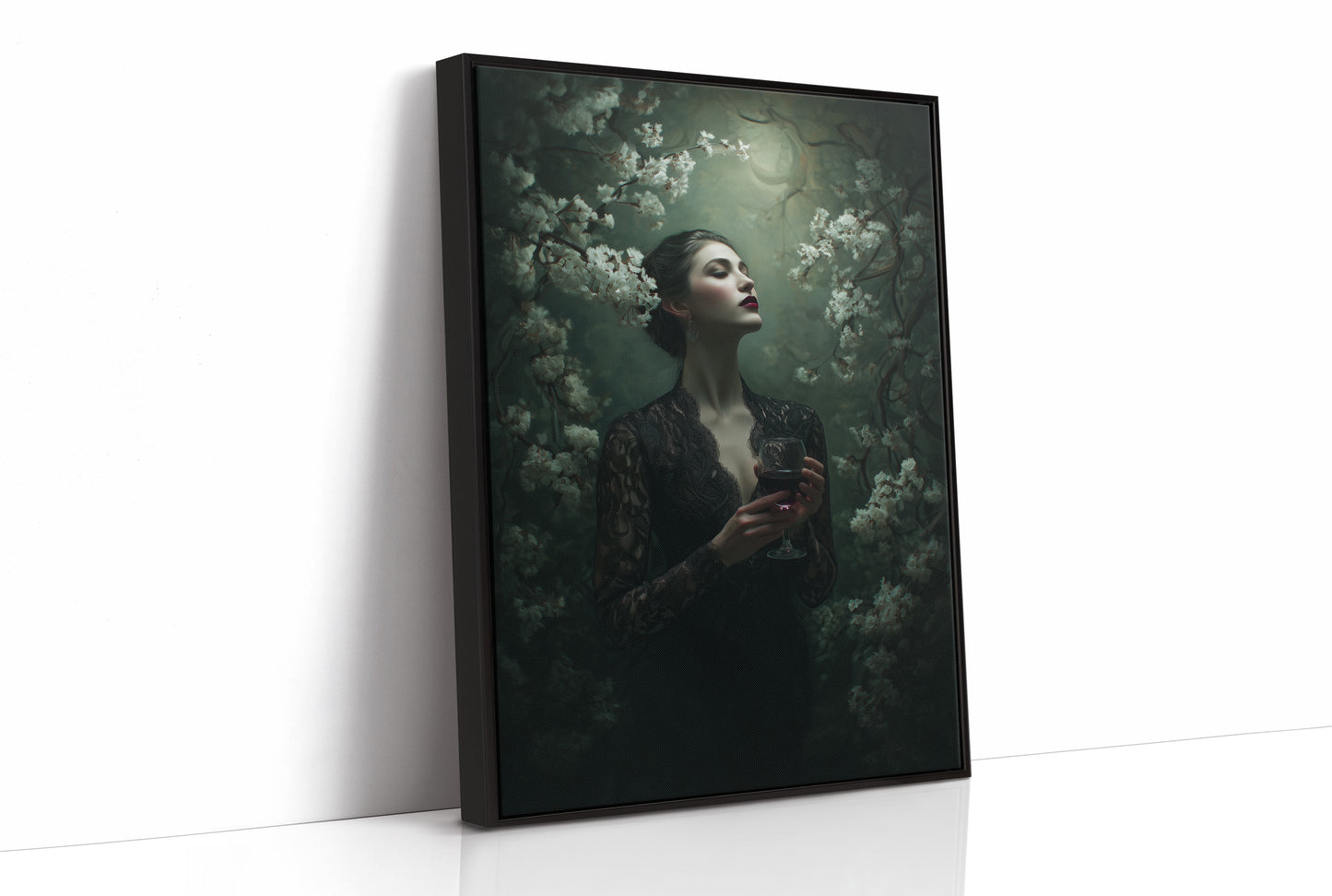 Emerald Nights Between Blossoms
