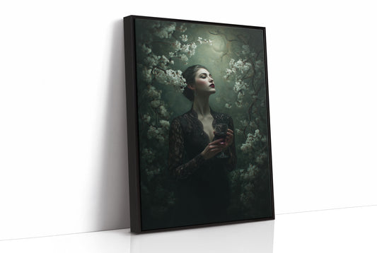 Emerald Nights Between Blossoms