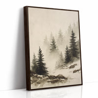 Mist Over Timeless Pines