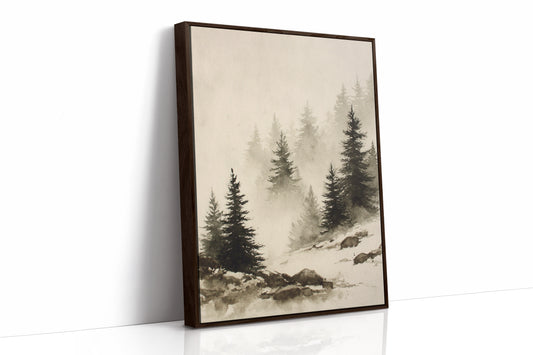 Mist Over Timeless Pines