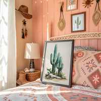 Saguaros Paint The Morning Mint