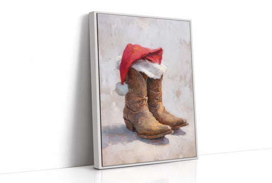 Santa Boots Bring Ranch Christmas Magic