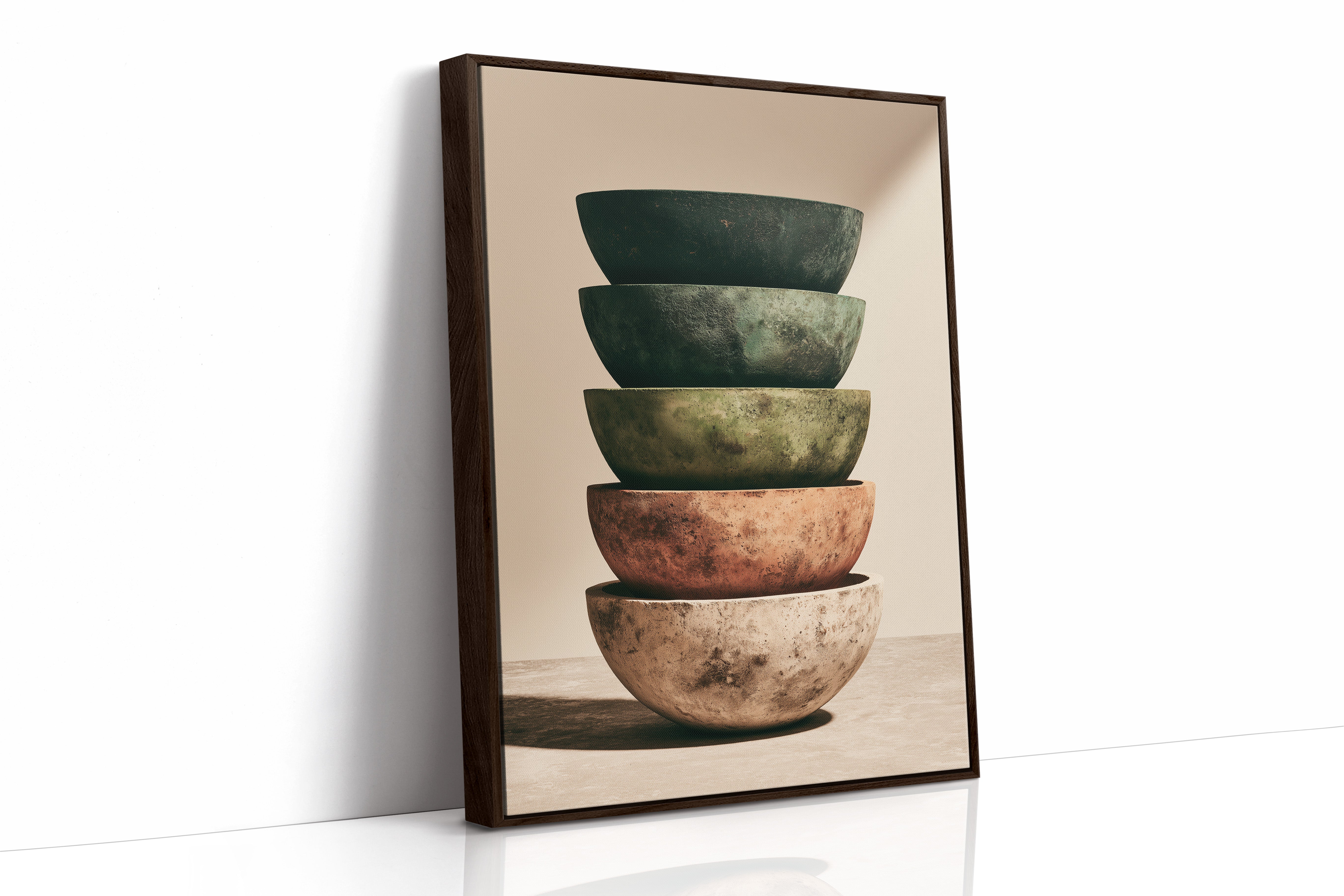 Stacked Stoneware: Earth to Moss