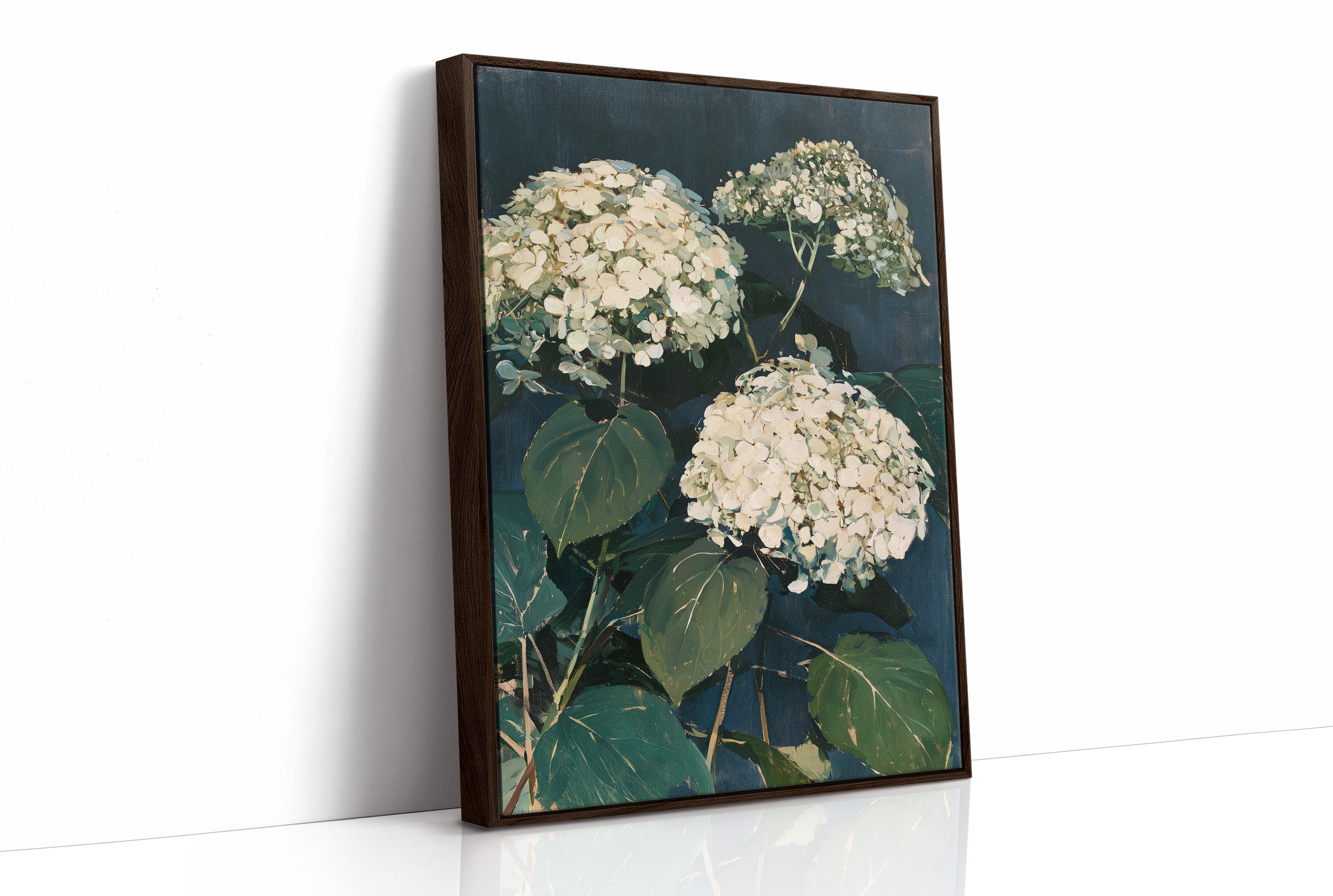 Hydrangeas After Dusk