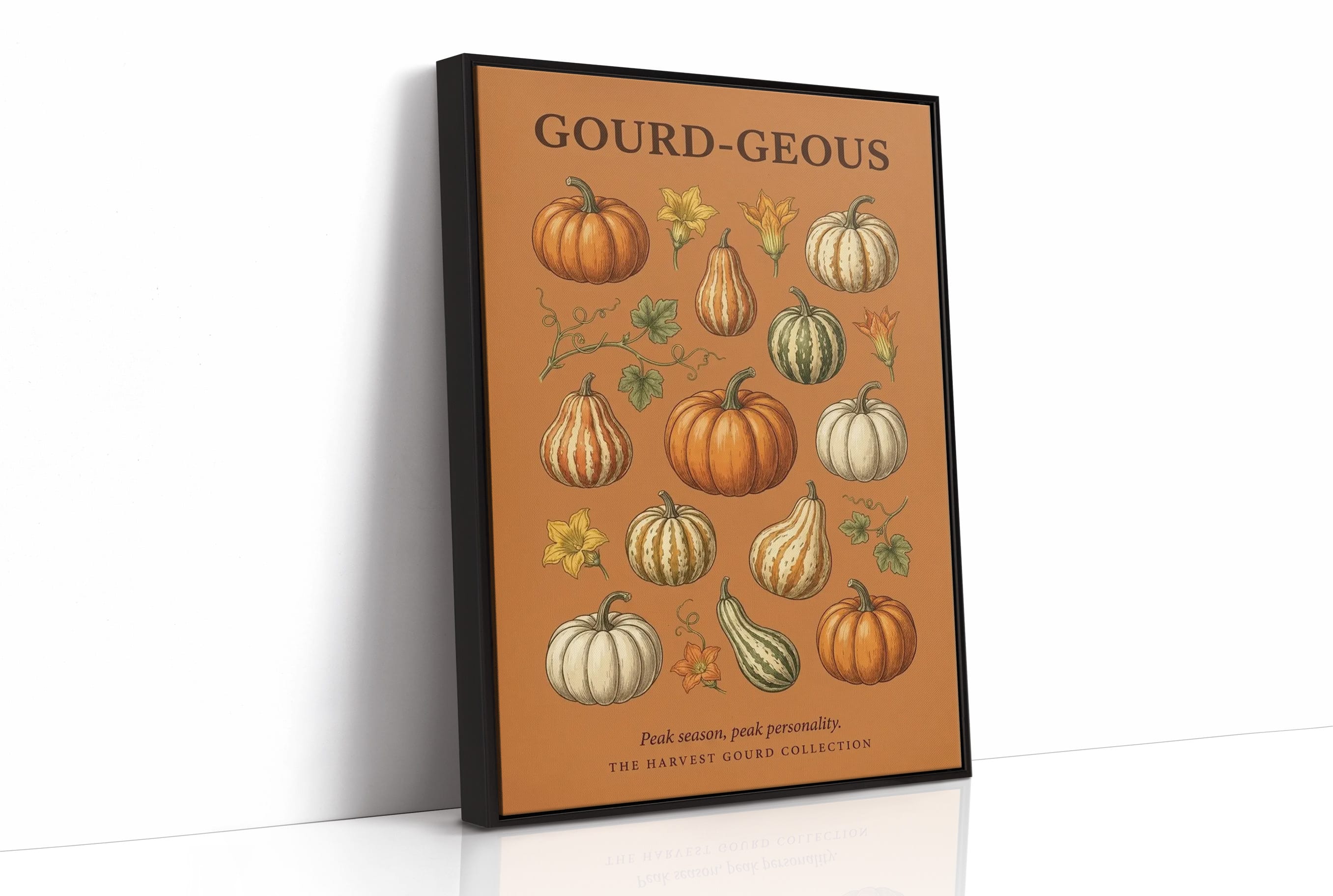 Gourd-geous: Vintage Harvest Gourd Chart