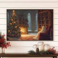 Silent Night In The Library Castle