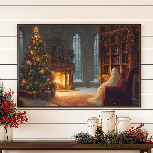 Silent Night In The Library Castle