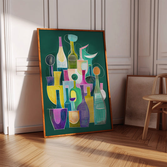 Colorful Bottles Share Secret Stories
