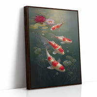 Koi Dance Among Lotus Dreams