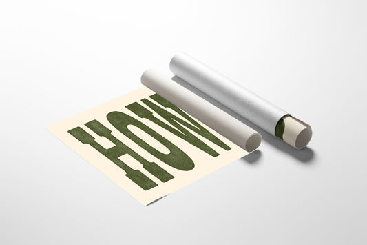 Moss Letters Speak Quiet Greetings