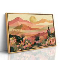 Desert Bloom at Golden Hour
