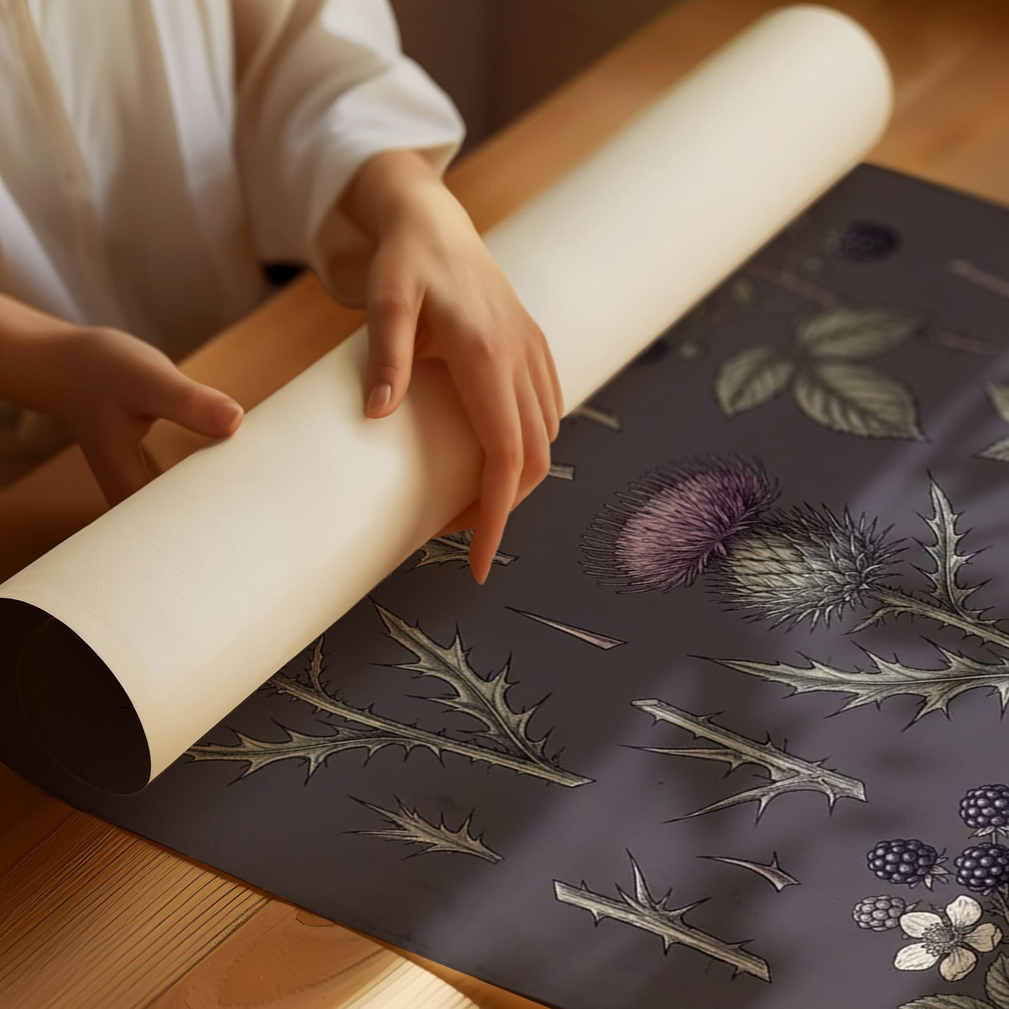 Prickly by Nature: Vintage Thistle & Bramble Chart