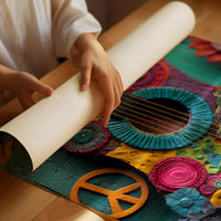 Peace and Petals Guitar