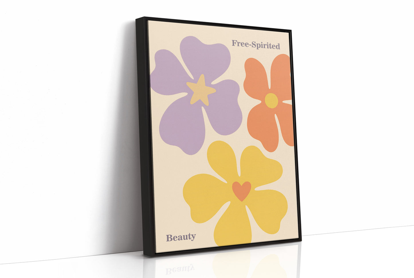 Blossoms of Joy: Retro Floral Symphony