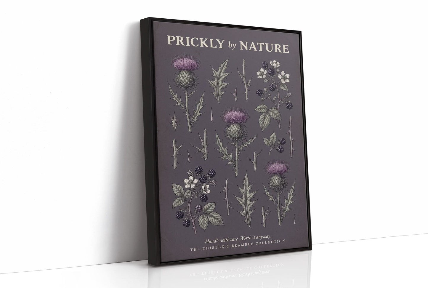 Prickly by Nature: Vintage Thistle & Bramble Chart