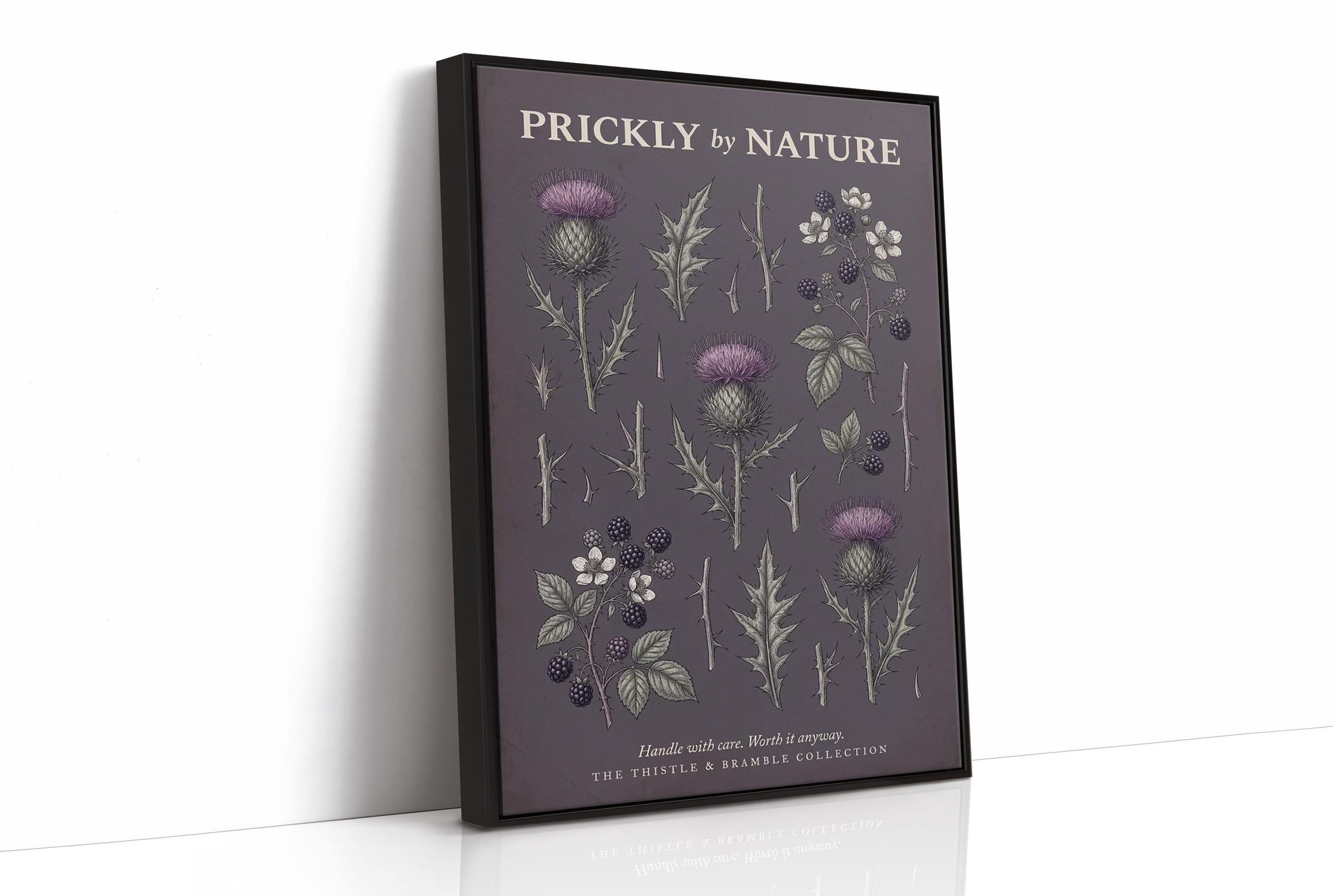 Prickly by Nature: Vintage Thistle & Bramble Chart