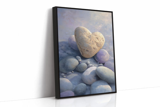 Stone Hearts Rest In Morning Light